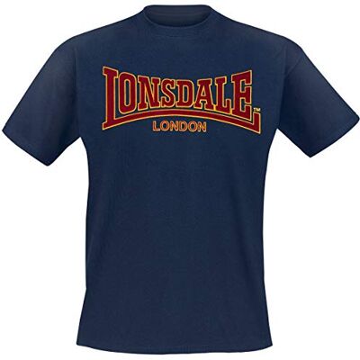 Lonsdale Slim Fit klassisk t-shirt för män Blue (Königsblau) XX-Large (Manufacturer size: XL) Lonsdale Slim Fit klassisk t-shirt för män Blue (Königsblau) XX-Large (Manufacturer size: XL)