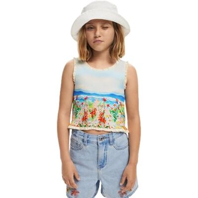 Desigual TS_soller, t-shirt för flickor, Finishes material:, 8 år Desigual TS_soller, t-shirt för flickor, Finishes material:, 8 år