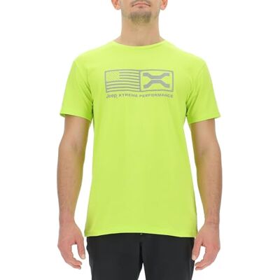 Jeep Herr Xp Man T-Shirt USA Flagga & Sideways X Stort tryck Jx24a Kortärmad tröja, Hypergrön, S, Hypergrön, S Jeep Herr Xp Man T-Shirt USA Flagga & Sideways X Stort tryck Jx24a Kortärmad tröja, Hypergrön, S, Hypergrön, S