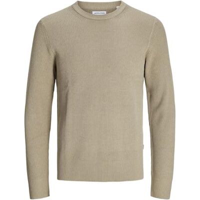 JACK & JONES Jjeperfect Knit Crew Neck Sn stickad tröja, Porslin, XS JACK & JONES Jjeperfect Knit Crew Neck Sn stickad tröja, Porslin, XS