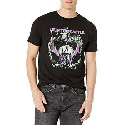 Disney Villains She Runs The Show kortärmad t-shirt för unga män, svart, storlek L, svart, L Disney Villains She Runs The Show kortärmad t-shirt för unga män, svart, storlek L, svart, L