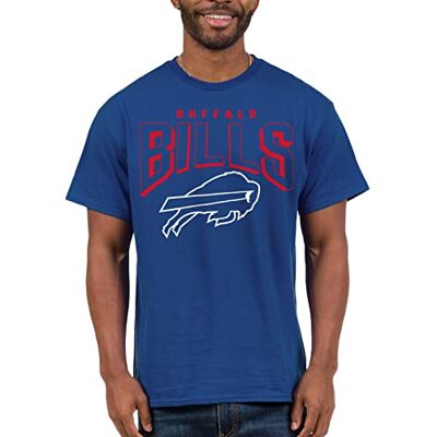Junk Food Skräpmat kläder x NFL Buffalo Bills fet logotyp unisex vuxen t-shirt, Buffalo Bills – kungsblå, 3XL Junk Food Skräpmat kläder x NFL Buffalo Bills fet logotyp unisex vuxen t-shirt, Buffalo Bills – kungsblå, 3XL
