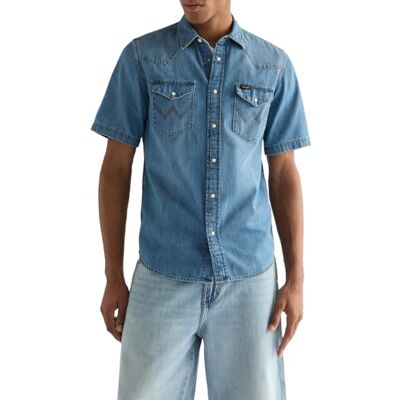 Wrangler , herrskjorta, SS Western skjorta Wrangler , herrskjorta, SS Western skjorta