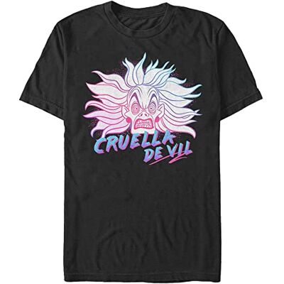 Disney män skurkar Crazy Cruella T-shirt, svart, M Disney män skurkar Crazy Cruella T-shirt, svart, M