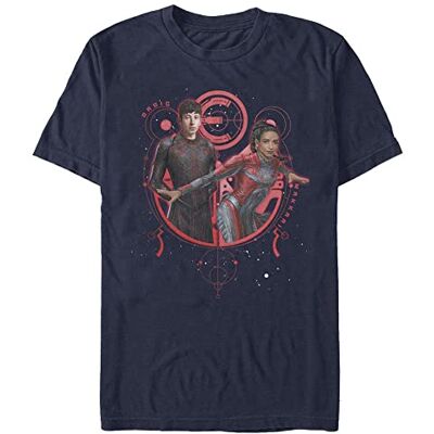 Marvel Unisex The Eternals-Druig and Makkari Duo ekologisk kortärmad t-shirt, marinblå, XL, Marinblå, XL Marvel Unisex The Eternals-Druig and Makkari Duo ekologisk kortärmad t-shirt, marinblå, XL, Marinblå, XL
