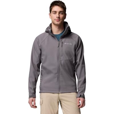 Columbia Cascade Ridge III Softshell, Äventyrsredo Jacka Funktioner: Vattenresistent, Avtagbar Huva, Justerbar Fåll, Säkra Fickor, Hakskydd Herr Columbia Cascade Ridge III Softshell, Äventyrsredo Jacka Funktioner: Vattenresistent, Avtagbar Huva, Justerbar Fåll, Säkra Fickor, Hakskydd Herr