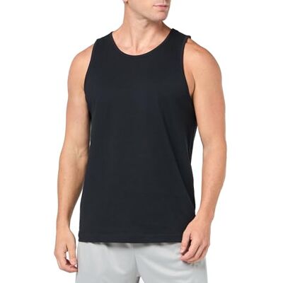 Amazon Essentials Men's Linne normal passform, Svart, L Amazon Essentials Men's Linne normal passform, Svart, L