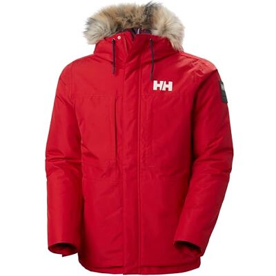 Helly Hansen Mens Coastal 3.0 Parka, Red, L Helly Hansen Mens Coastal 3.0 Parka, Red, L