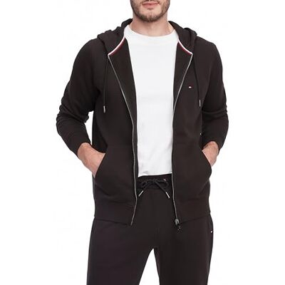 Tommy Hilfiger mäns medelvikt fleece hel dragkedja huvtröja huvtröja, svart, XXL, Svart, XXL Tommy Hilfiger mäns medelvikt fleece hel dragkedja huvtröja huvtröja, svart, XXL, Svart, XXL