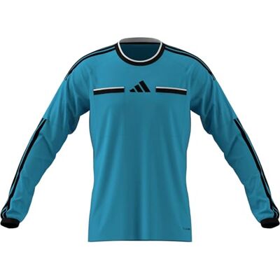 adidas herr Referee 26 Jersey Long Sleeve Shirt, bright cyan/black, XXL adidas herr Referee 26 Jersey Long Sleeve Shirt, bright cyan/black, XXL