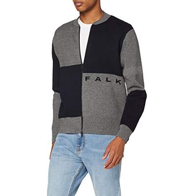 FALKE män dragkedja-60109 dragkedja black grey mel. Small FALKE män dragkedja-60109 dragkedja black grey mel. Small