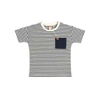 Koton Babypojkar kortärmad crew neck one pocket detalj t-shirt, Marin Stripe (01 m), 1-18 Monate Koton Babypojkar kortärmad crew neck one pocket detalj t-shirt, Marin Stripe (01 m), 1-18 Monate