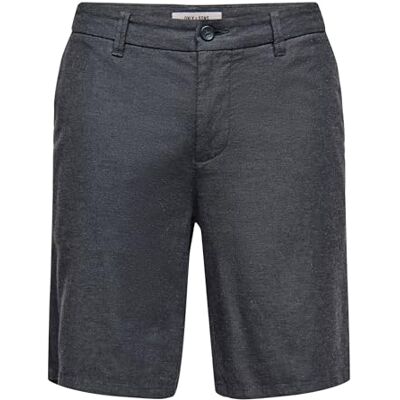 Only & Sons ONSMARK 0011 bomullsshorts NOOS, svart, S Only & Sons ONSMARK 0011 bomullsshorts NOOS, svart, S