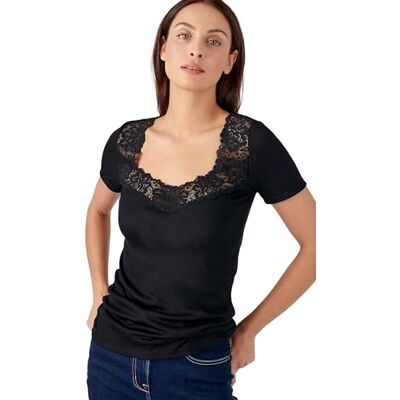 Damart Mjuk sidig kortärmad T-shirt Damart Mjuk sidig kortärmad T-shirt