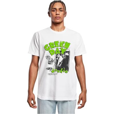 MERCHCODE Mc1148-green Day Dookie Sketched Up Tee T-shirt, Vit, XS Män MERCHCODE Mc1148-green Day Dookie Sketched Up Tee T-shirt, Vit, XS Män