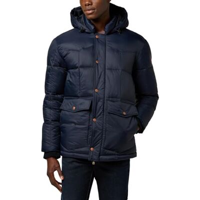 Wrangler Parka jacka för män, svart, S Wrangler Parka jacka för män, svart, S