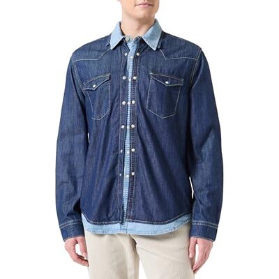 Desigual Man Mall, 5053 Denim Medium WASH, XL, blå, XL Desigual Man Mall, 5053 Denim Medium WASH, XL, blå, XL