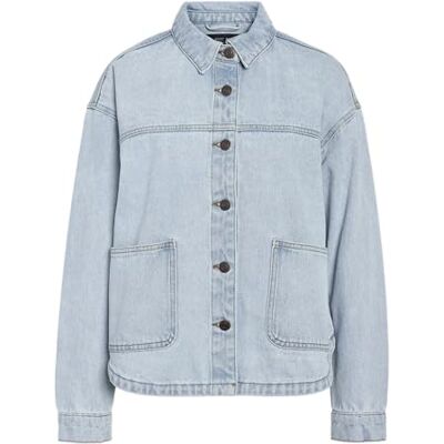 NOISY MAY dam Nmkettie L/S Reg DNM Jcket Vi558Lb Noos, ljusblå denim, s, Ljusblå denim, S NOISY MAY dam Nmkettie L/S Reg DNM Jcket Vi558Lb Noos, ljusblå denim, s, Ljusblå denim, S