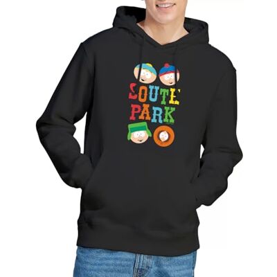 South Park Best Buds huvtröja, träkol, stor, Träkol, L South Park Best Buds huvtröja, träkol, stor, Träkol, L