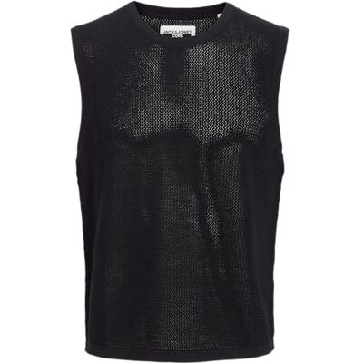 JACK & JONES Jcoserenity stickad nätlinne, svart, L JACK & JONES Jcoserenity stickad nätlinne, svart, L