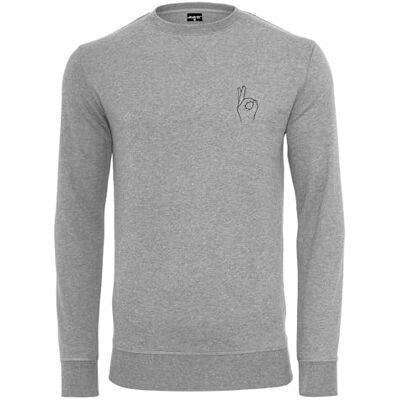 Tee herr Easy Sign Crewneck sweatshirt, GRÅ, XS Tee herr Easy Sign Crewneck sweatshirt, GRÅ, XS