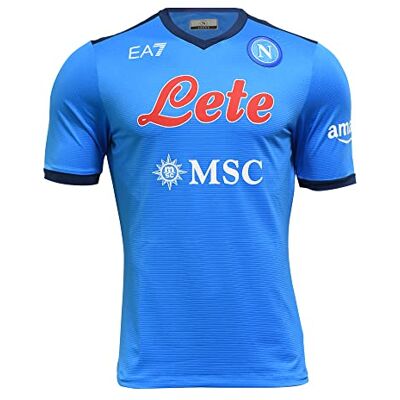 SSC NAPOLI Matchday Jersey Season 21/23 EA7SSCN01 T-Shirt, Blå, S SSC NAPOLI Matchday Jersey Season 21/23 EA7SSCN01 T-Shirt, Blå, S