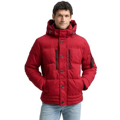 TOM TAILOR herr 1048485 jacka, 10814-Coach Röd, S, 10814 – Coach Red, S TOM TAILOR herr 1048485 jacka, 10814-Coach Röd, S, 10814 – Coach Red, S