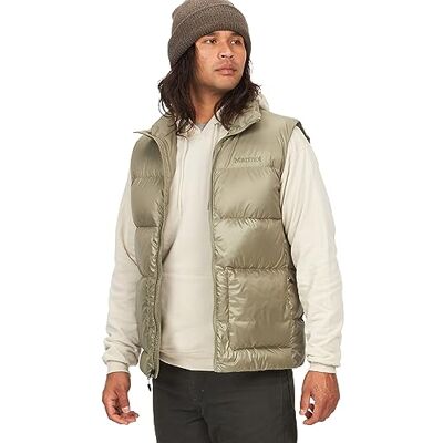 Marmot herrguider dunväst lätt dunväst, varm vinterväst, vattenavvisande quiltad väst, vindtät funktionväst, liten packbar utomhusväst (1-pack) Marmot herrguider dunväst lätt dunväst, varm vinterväst, vattenavvisande quiltad väst, vindtät funktionväst, liten packbar utomhusväst (1-pack)