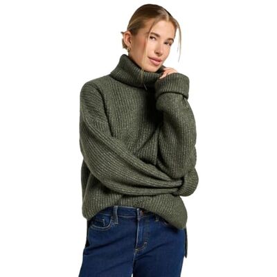 Lee Wide Cuff Turtle Neck, Olivgrå, XS Lee Wide Cuff Turtle Neck, Olivgrå, XS