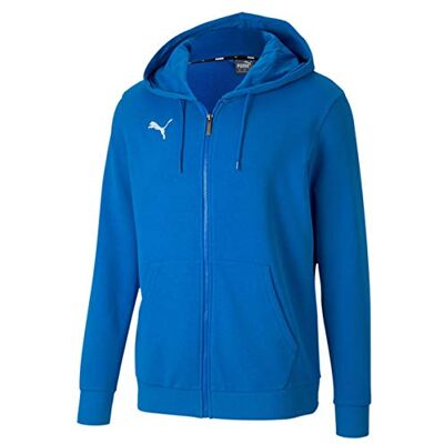 PUMA Herren, teamGOAL 23 Casuals Hooded Jac Pullover, Electric Blue Lemonade, XL PUMA Herren, teamGOAL 23 Casuals Hooded Jac Pullover, Electric Blue Lemonade, XL