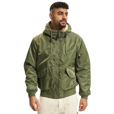 Brandit CWU herrjacka med huva, Grün med Kapuze, 5XL Brandit CWU herrjacka med huva, Grün med Kapuze, 5XL