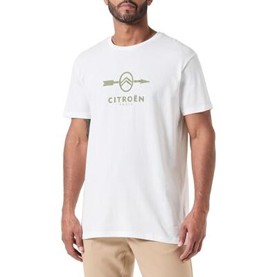CITROËN O103078-W000 T-shirt med stor pil och C24S herr vit storlek S, Vit, S CITROËN O103078-W000 T-shirt med stor pil och C24S herr vit storlek S, Vit, S