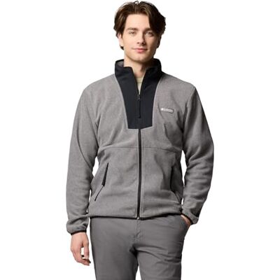 Columbia Sequoia Grove Fleecejacka med Hellång Dragkedja, Ytterplagg Polyfleece, Miljövänligt Tyg, Säkra Fickor, Flexibel Kant Herr Columbia Sequoia Grove Fleecejacka med Hellång Dragkedja, Ytterplagg Polyfleece, Miljövänligt Tyg, Säkra Fickor, Flexibel Kant Herr