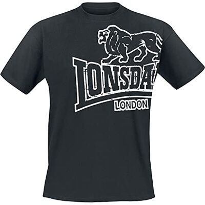 Lonsdale London Langsett kortärmad t-shirt för män Lonsdale London Langsett kortärmad t-shirt för män