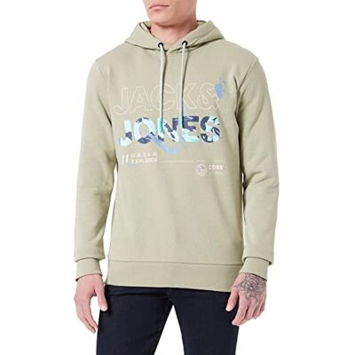 JACK & JONES Herr Jcogame Sweat Hood Ln Sweatshirt, Te, M JACK & JONES Herr Jcogame Sweat Hood Ln Sweatshirt, Te, M