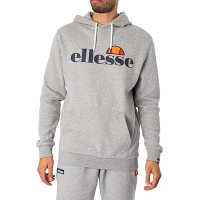 Ellesse Gottero huvtröja för män Grå grå Märgel L Ellesse Gottero huvtröja för män Grå grå Märgel L