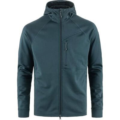 Fjällräven Män Abisko Grid Fleece Hoodie Jacka Fjällräven Män Abisko Grid Fleece Hoodie Jacka