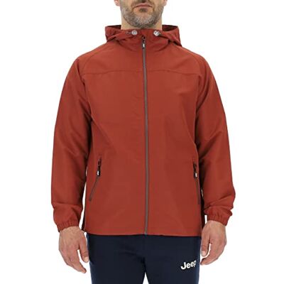 Jeep J Man Light Hooded Wind Jacket Outline Back Print J23s Jacka Herr Jeep J Man Light Hooded Wind Jacket Outline Back Print J23s Jacka Herr