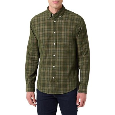 GANT REG Corduroy Check Shirt, Grön, XL GANT REG Corduroy Check Shirt, Grön, XL