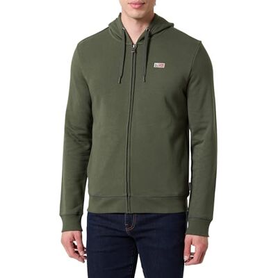Napapijri Buri Full Zip Hoodie Grön Djup, Grön, S Napapijri Buri Full Zip Hoodie Grön Djup, Grön, S