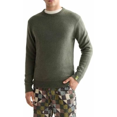 Scotch & Soda mjuk stickad normal passform rund hals, Timjan 301, XXL Scotch & Soda mjuk stickad normal passform rund hals, Timjan 301, XXL