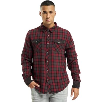 Brandit Checkshirt Duncan, Rödbrun, 3XL Brandit Checkshirt Duncan, Rödbrun, 3XL
