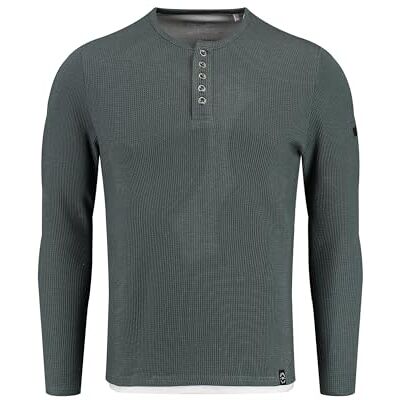 KEY LARGO herr sandro knapp sweatjacka, Mörkgrön (1501), 3XL KEY LARGO herr sandro knapp sweatjacka, Mörkgrön (1501), 3XL