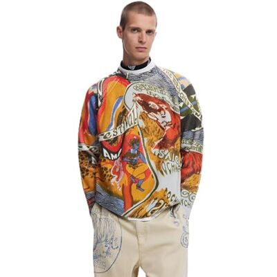 Desigual JERS_AMA, 9019 Tutti FRUTI, M, Finishes material:, M Desigual JERS_AMA, 9019 Tutti FRUTI, M, Finishes material:, M
