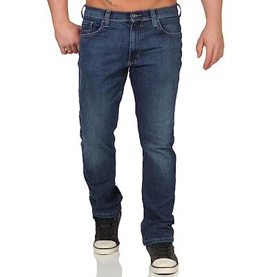 MUSTANG Slim Jeans för män, 5000-881 blå, 32W x 34L MUSTANG Slim Jeans för män, 5000-881 blå, 32W x 34L