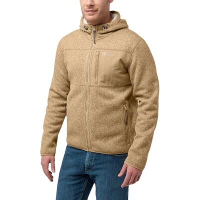 Jack Wolfskin herr Kaminfeuer Hooded JKT M jacka, anis, S Jack Wolfskin herr Kaminfeuer Hooded JKT M jacka, anis, S