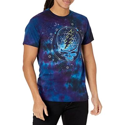 Liquid Blue Flytande blå tacksam död mystisk stealie himmelsk slips färg S t-shirt Liquid Blue Flytande blå tacksam död mystisk stealie himmelsk slips färg S t-shirt