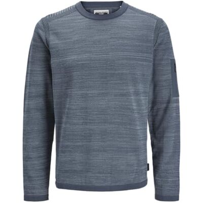 JACK & JONES JACK&JONES JCOMACE Knit Crew Neck SMU, Midnattmarinblå/detalj: melerad, M JACK & JONES JACK&JONES JCOMACE Knit Crew Neck SMU, Midnattmarinblå/detalj: melerad, M