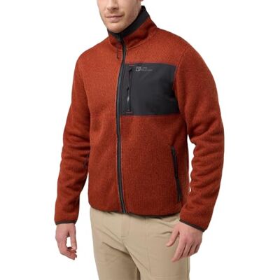Jack Wolfskin mäns eldstad JKT M jacka, intensiv rost, S Jack Wolfskin mäns eldstad JKT M jacka, intensiv rost, S