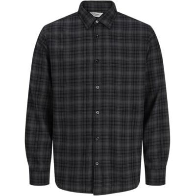 JJ REBEL Jrebjett Shirt Ls, svart, XS JJ REBEL Jrebjett Shirt Ls, svart, XS